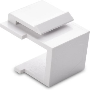 Tappo cieco per placche porta frutti Bianco