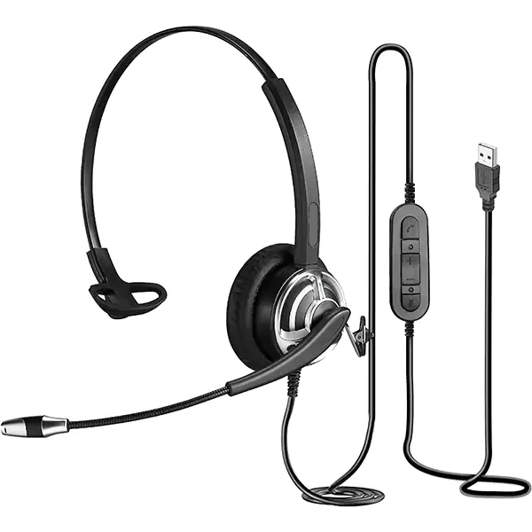 Cuffia telefonica monoaurale USB