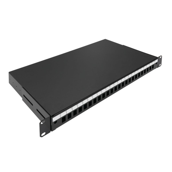 Cassetto Ottico 24SC Simplex 1U Nero