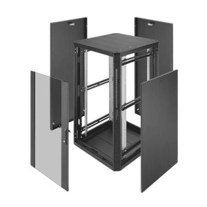 Armadio Pavimento Vetro 800xP1200 42U Grigio