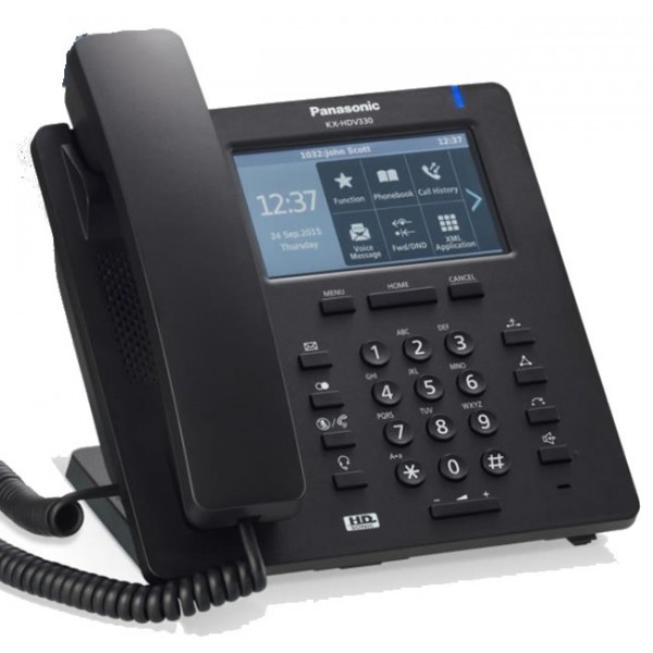 TELEFONO SIP PANASONIC KX- HDV330 - NERO