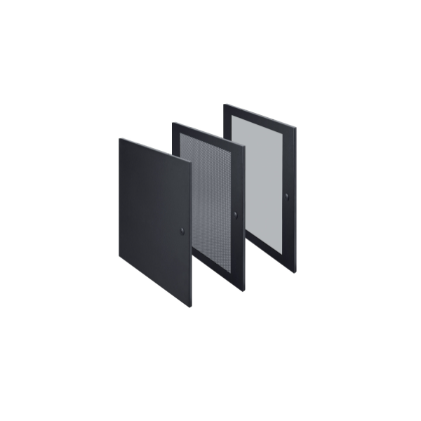 Pann. laterale cieco per P600 37U Nero