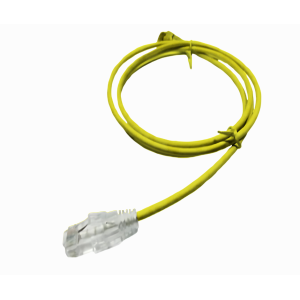 Patchcord Cat.6A UTP SD 28AWG colore giallo 10mt