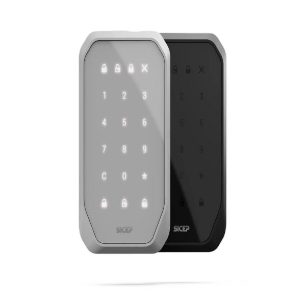 Tastiera capacitiva radio Nero