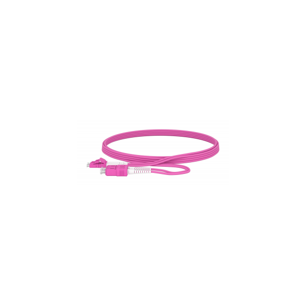 Patchcord LC/UPC SC/UPC OM4 2 mm Duplex 01 m