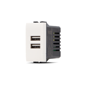 Doppia Presa Usb 2A T1 ART 821B Bianco
