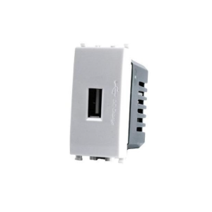 Presa Usb T2 GEM 629B Bianco