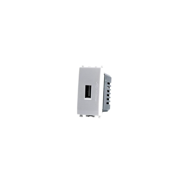 Presa Usb T2 GEM 629B Bianco