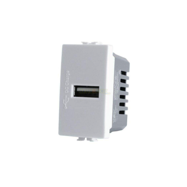 Presa Usb (5V 2A 265V) T3 JOY 529B Bianco