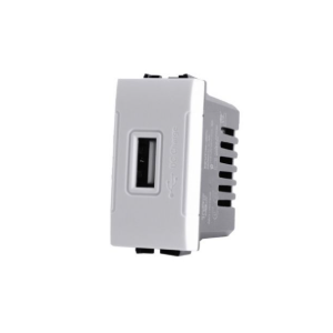 Presa Usb (5V 2A 265V) T1 ART 829B Bianco