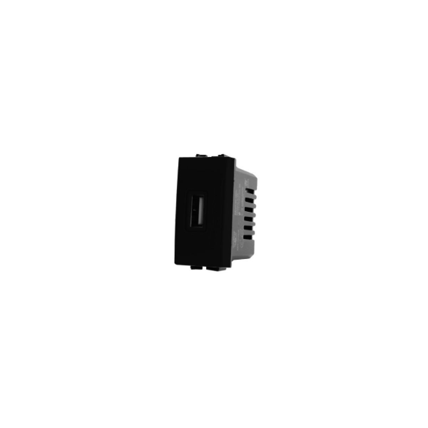 Presa Usb (5V 2A 265V) T1 ART 829N Nero