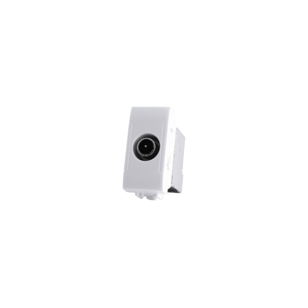 Presa TV Passante T1 ART 834B Bianco