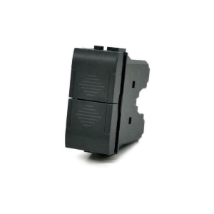 Doppio Pulsante (10A-250V) T1 ART 827N Nero