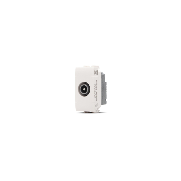 Presa TV Derivata T1 ART 826B Bianco