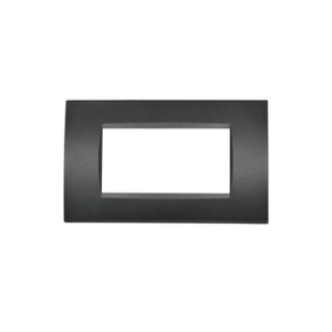 Placca Tec. T1 ART 8004-02 4P Nero