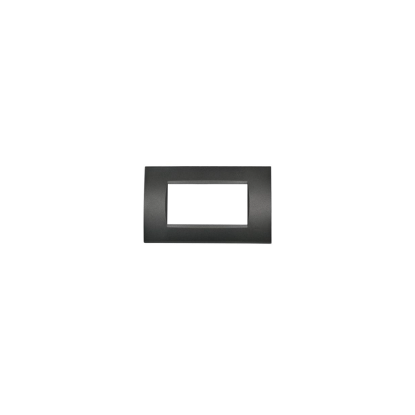 Placca Tec. T1 ART 8004-02 4P Nero