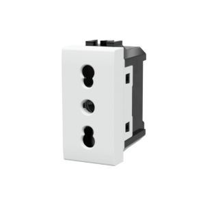 Presa Bivalente T1 ART 818B 2P Bianco