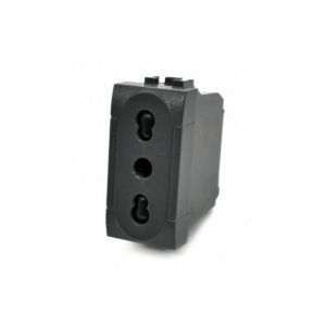 Presa Bivalente 16A-250V T1 ART 818N Nero