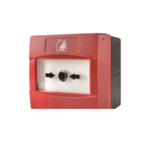 Pulsante Incendio Ripristinabile Rosso