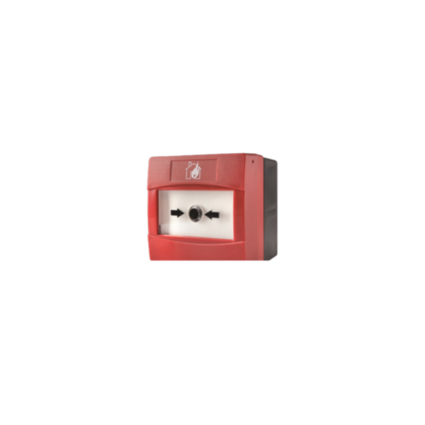 Pulsante Incendio Ripristinabile Rosso