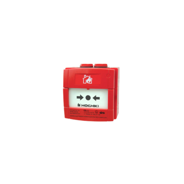 Pulsante Incendio Ripristinabile Rosso