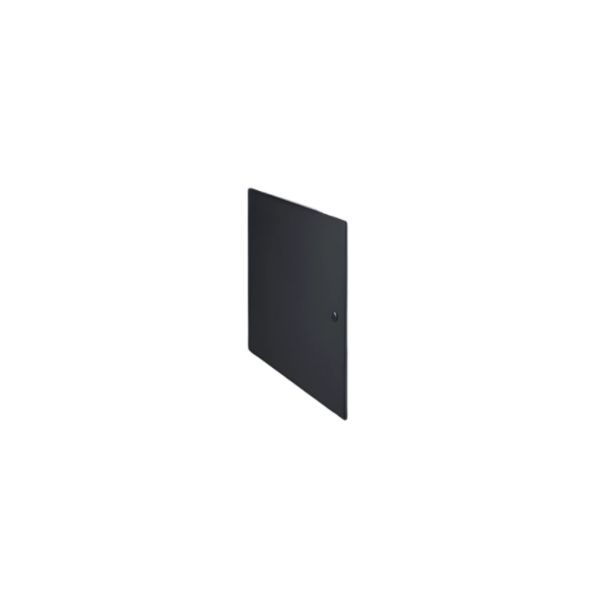 Porta Frontale Cieca 18U Nero