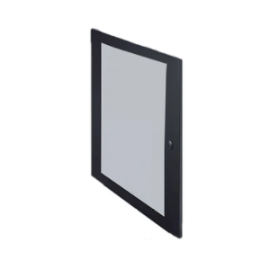 Porta Frontale Vetro 6U Grigio