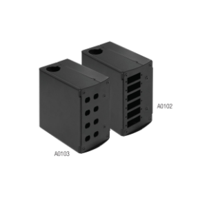 Box Ottico Guida DIN 8 ST Nero